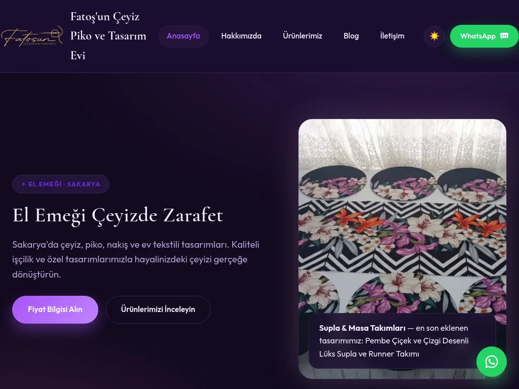 Fatoş’un Çeyiz Piko ve Tasarım Evi